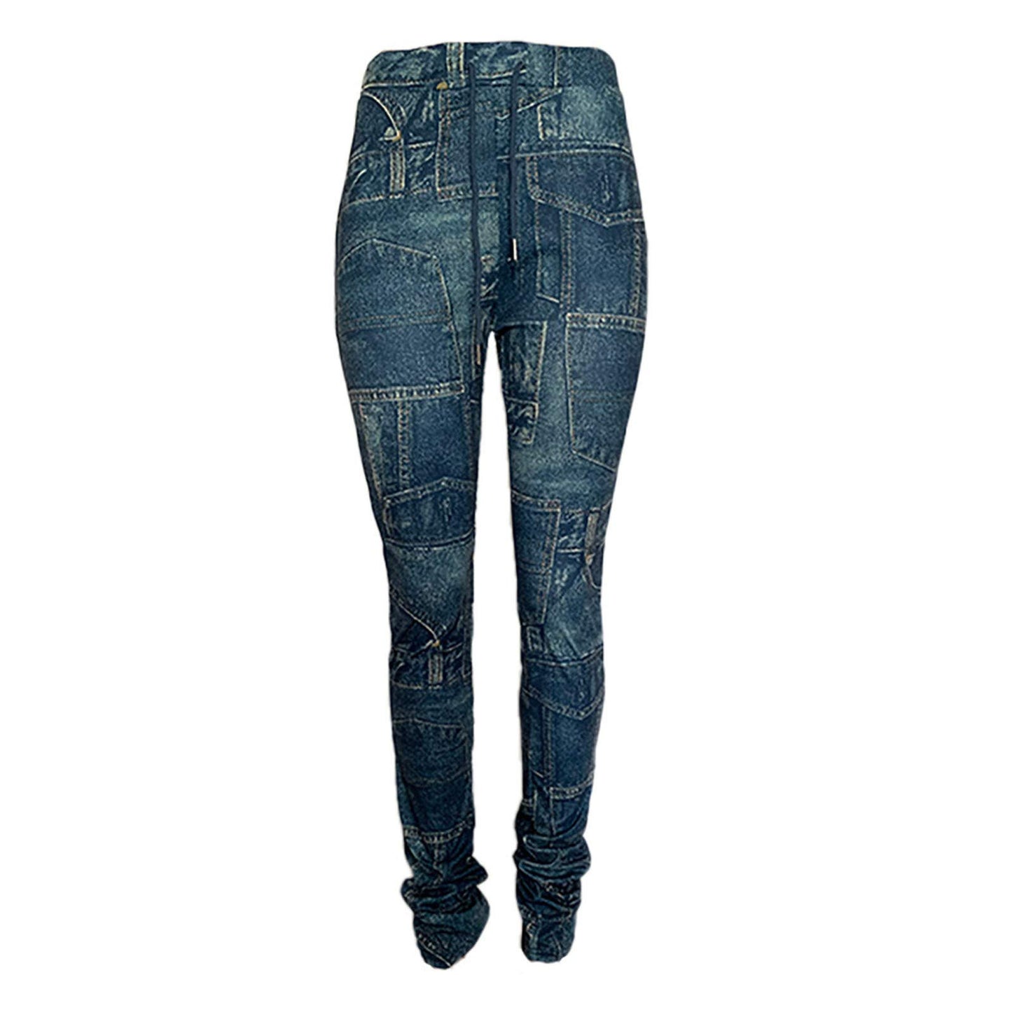 Women's Modern Straight Jeans Wide Leg Casual 2024 Boyfriend Cropped Raw Hem Denim Pants Cropped Wide-Leg Jeans