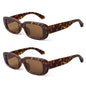 BUTABY Rectangle Sunglasses for Women Retro Driving Glasses 90’s Vintage Fashion Narrow Square Frame UV400 Protection