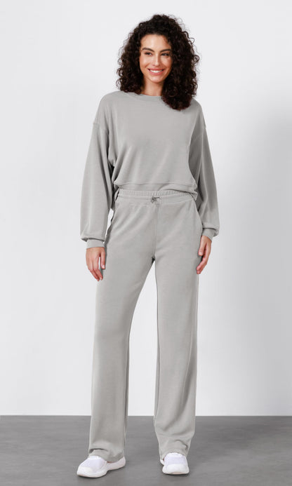 ODODOS Women's Modal Soft Wide Leg Pants with Pockets Adjustable Shockcord High Waist Casual Lounge Pants-27/29/31" Inseam