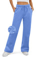 ATHMILE Womens Sweatpants 2024 Baggy Wide Fleece Lined Straight Leg Pants