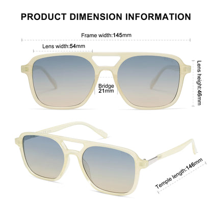SOJOS Retro Aviator Sunglasses for Women Men,Trendy Rectangle Womens Mens Shades Sun Glasses SJ2202
