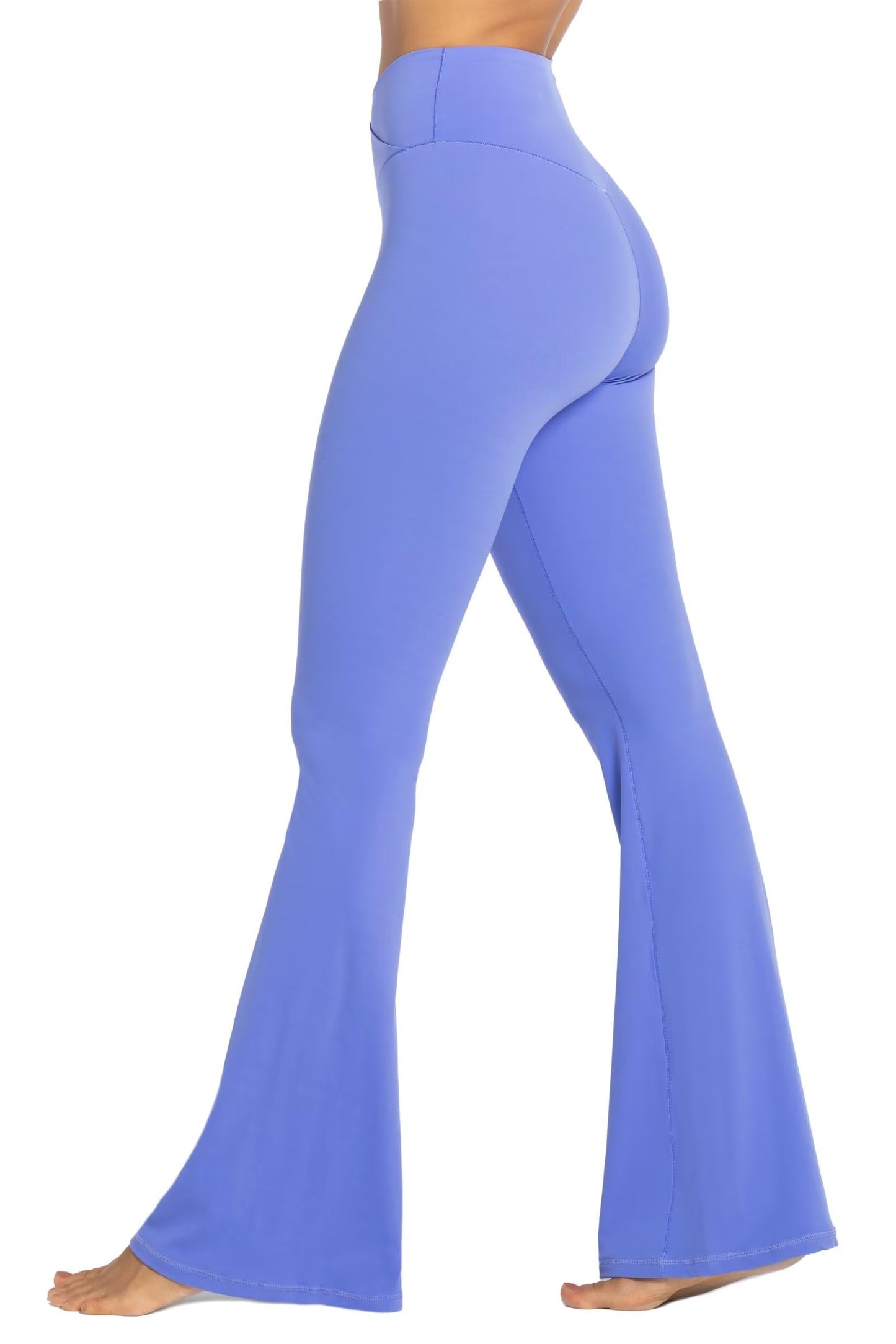 Sunzel Womens Flare Leggings with Tummy Control Crossover Waist and Wide Leg