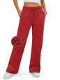 ATHMILE Womens Sweatpants 2024 Baggy Wide Fleece Lined Straight Leg Pants