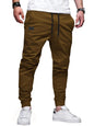 Joggers for Men Cotton Drawstring Chino Cargo Pants Hiking Outdoor Twill Track Jogger Sweatpants