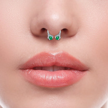 FECTAS 16pcs Septum Rings 16G Septum Jewelry Surgical Steel Horseshoe Hoop Helix Daith Tragus Lip Nose Piercing Retainer for Women Men