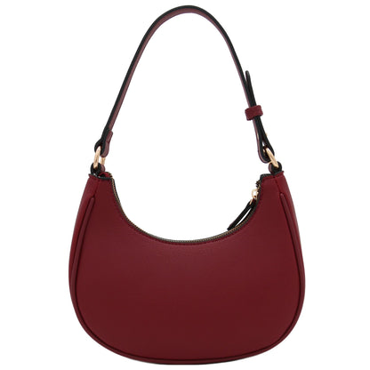 FashionPuzzle Small Crescent Shoulder Bag Underarm Purse