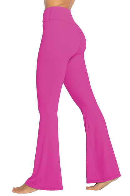 Sunzel Womens Flare Leggings with Tummy Control Crossover Waist and Wide Leg