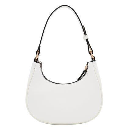 FashionPuzzle Small Crescent Shoulder Bag Underarm Purse