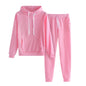 Jogger Sets for Women 2 Piece Lounge Sets Fall Sweatshirt Sets Outfits Matching Sweatsuits T