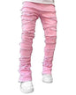 Stacked Jeans Men Skinny Ripped Jeans Slim Fit Denim Pants Y2K Goth Harajuku Emo Jeans Trouser