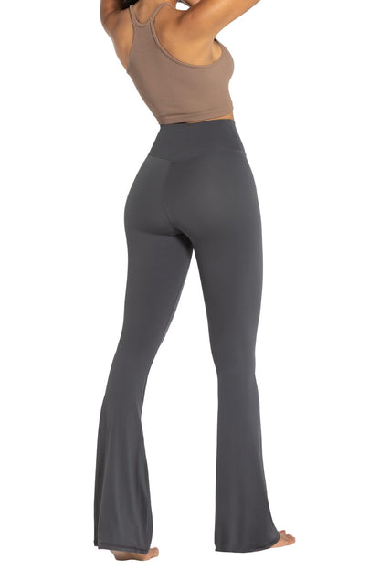 Sunzel Womens Flare Leggings with Tummy Control Crossover Waist and Wide Leg