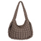 Juoxeepy Quilted Tote Bag Large Quilted Carryall Puffer Shoulder Bag Lightweight Quilted Padding Hobo Bag Quilted Bag