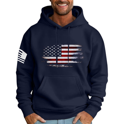 Men'S Trendy Hoodies Oversized Fleece Sweatshirts Fall Long Sleeve Hoodie Big and Tall Graphic Hoodie With Pockets