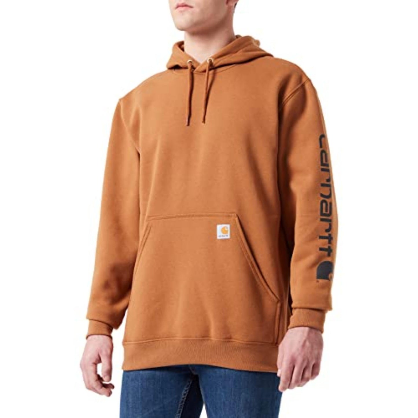 Carhartt Men's Loose Fit Midweight Logo Sleeve Graphic Sweatshirt