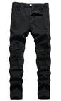Men's Ripped Skinny Stretch Distressed Destroyed Slim Jeans Denim Pants