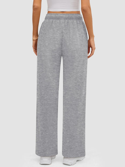 ATHMILE Womens Sweatpants 2024 Baggy Wide Fleece Lined Straight Leg Pants
