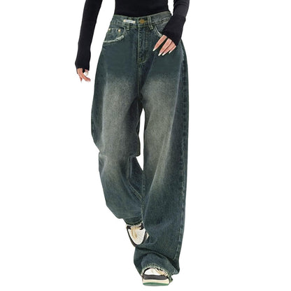 Jeans for Women High Waist Stretch Skinny Jean Button Fly Stretchy Straight Legs Denim Pants Destroyed Denim Pants