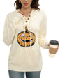 CiCiBird Women Fall Hoodies Sweater Knit V Neck Tops Oversized Fashion Pullover Casual Long Sleeve Shirts with Pockets