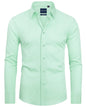 Alimens & Gentle Slim Fit Mens Dress Shirts for Men Button Down Long Sleeve Dress Shirts Wrinkle Free Formal Stain Proof