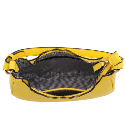 FashionPuzzle Small Crescent Shoulder Bag Underarm Purse