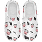 Cute Cow Face Mens Womens Spa Slippers Cozy Memory Foam Slippers Indoor Outdoor House Slippers XS