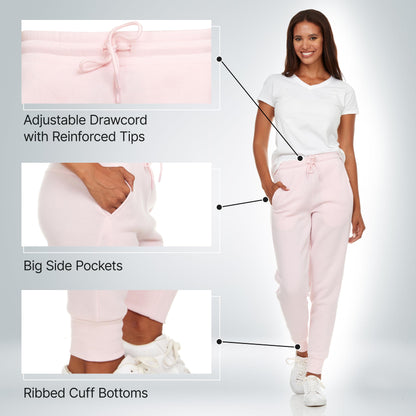 BottomLine 3 Pack Sweatpants Women, Comfortable Womens Sweatpants, Fleece Womens Joggers (Available in Plus)