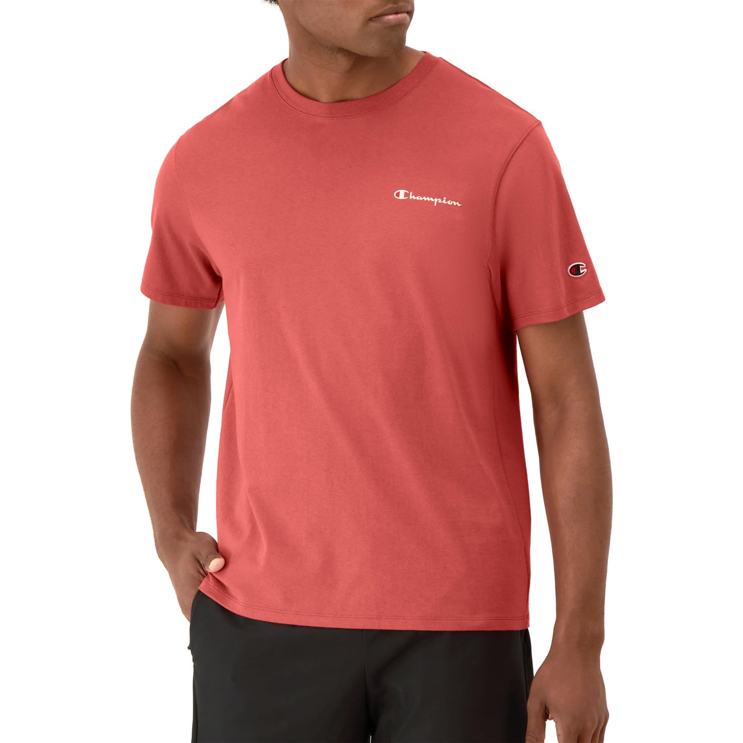 Champion Men's T-Shirt, Classic Graphic T-Shirt, Soft and Comfortable T-Shirts for Men, Script Logo (Reg. or Big & Tall)