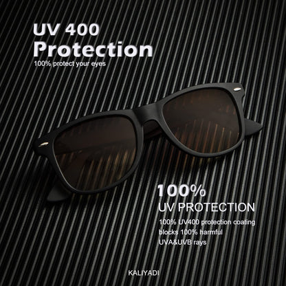 KALIYADI Polarized Sunglasses for Men and Women Matte Finish Sun glasses Color Mirror Lens UV Blocking (3 Pack)
