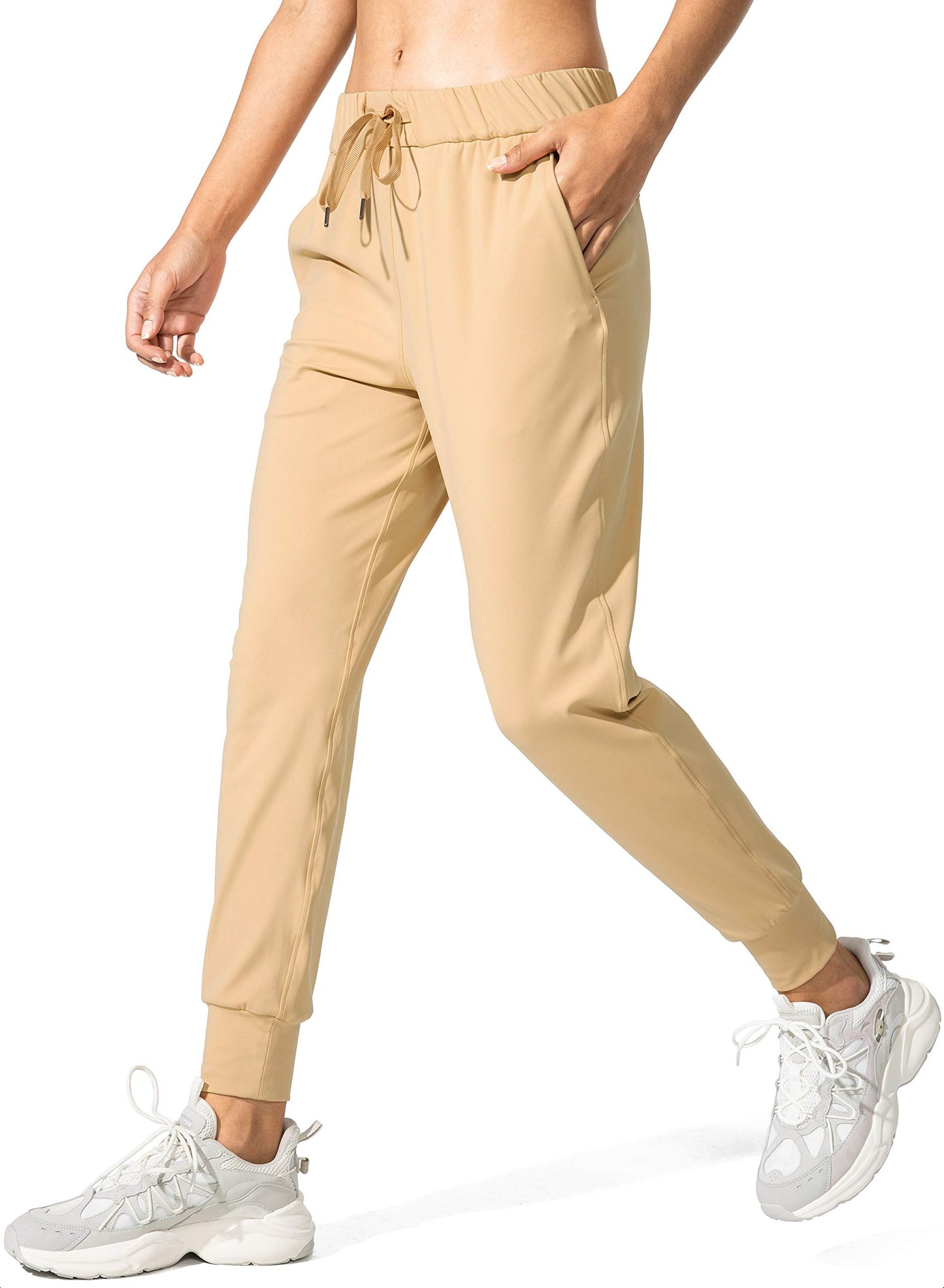 SANTINY Women's Joggers Pants Pockets Drawstring Running Sweatpants for Women Lounge Workout Jogging