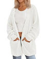 LILLUSORY Womens Oversized Cardigans Soft Knit Cardigan Sweater with Pockets