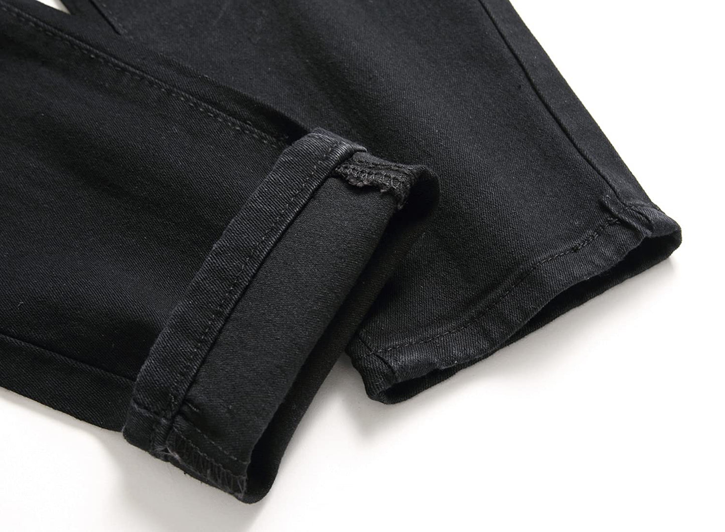 Men's Ripped Skinny Stretch Distressed Destroyed Slim Jeans Denim Pants