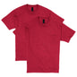 Hanes Men's Heavyweight Pocket T-Shirt, Beefy-T Full-Cut Cotton Pocket Tee for Men, Crewneck T-Shirt For Men, 1 or 2 Pack