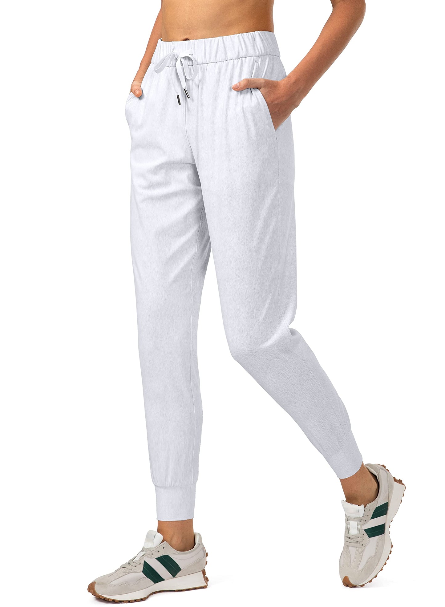 SANTINY Women's Joggers Pants Pockets Drawstring Running Sweatpants for Women Lounge Workout Jogging