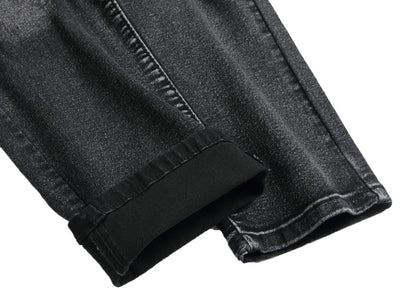 Men's Ripped Skinny Stretch Distressed Destroyed Slim Jeans Denim Pants