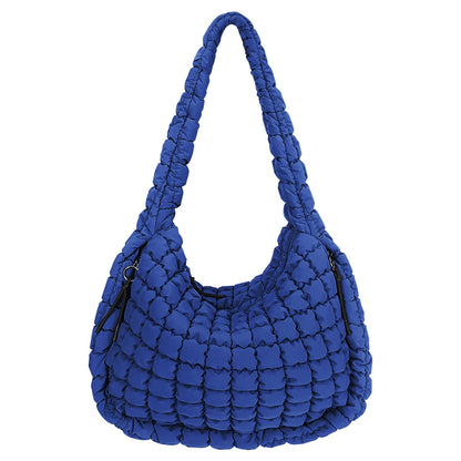 Juoxeepy Quilted Tote Bag Large Quilted Carryall Puffer Shoulder Bag Lightweight Quilted Padding Hobo Bag Quilted Bag