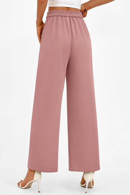 PRETTYGARDEN Women's Wide Leg Pants Dressy High Waisted Business Casual Work Office Suit Palazzo Pant Trousers
