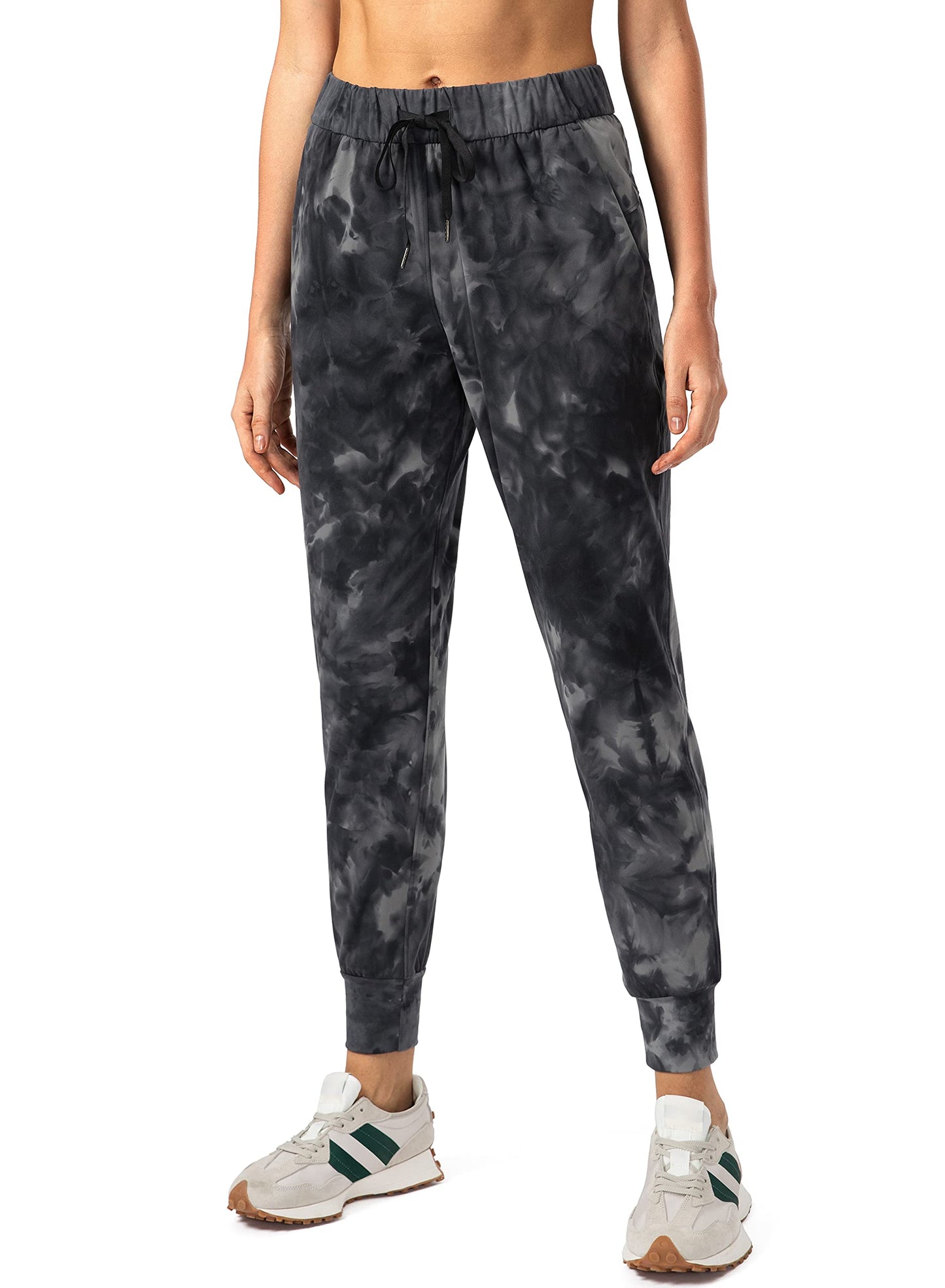 SANTINY Women's Joggers Pants Pockets Drawstring Running Sweatpants for Women Lounge Workout Jogging