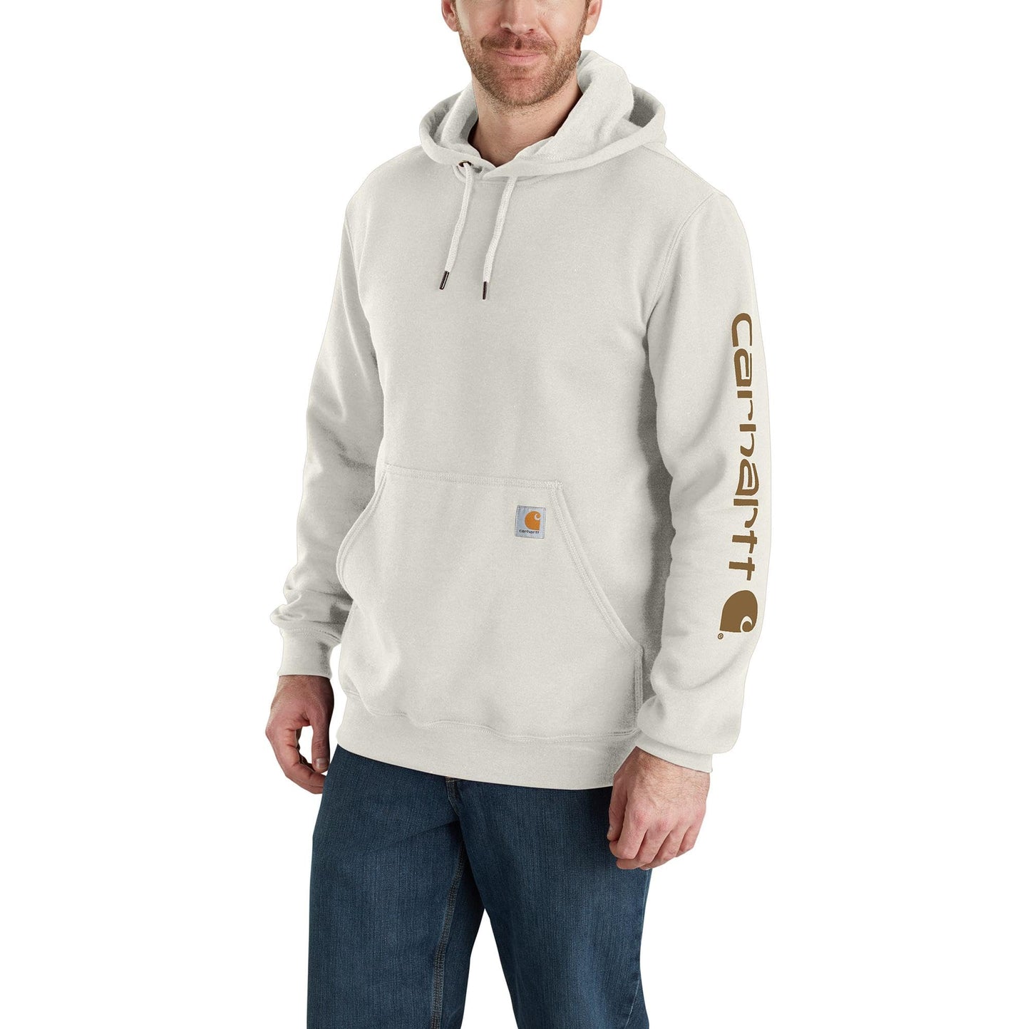 Carhartt Men's Loose Fit Midweight Logo Sleeve Graphic Sweatshirt