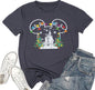 Merry Christmas Shirts for Women Xmas Holiday Tops Short Sleeve Tshirt Casual Graphic tees