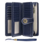 SENDEFN Wallets for Women Genuine Leather Credit Card Holder with RFID Blocking Large Capacity Wristlet