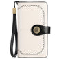 SENDEFN Wallets for Women Genuine Leather Credit Card Holder with RFID Blocking Large Capacity Wristlet
