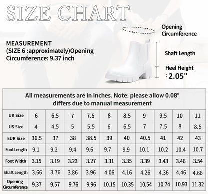 Vepose Women's 936 Chelsea Ankle Boots Platform Lug Sole Elastic Slip on Booties