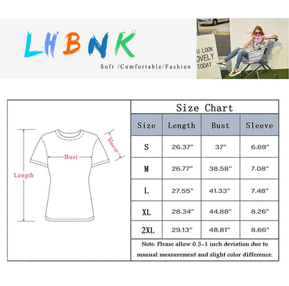 Valentine's Day Shirt for Womens Cute Gnomes T-Shirt Love Heart Printed Shirts Short Sleeve Graphic Tees Tops