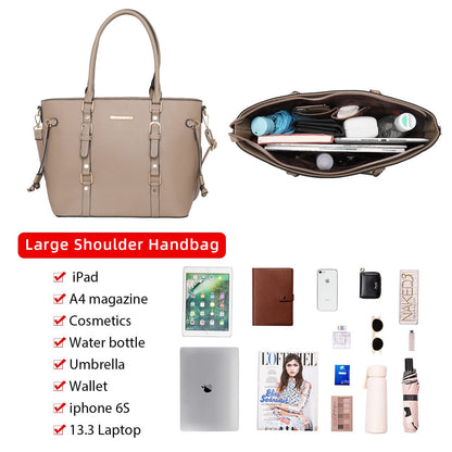 Montana West 3PCS Purses and Handbags for Women Tote Purse and Wallet Set Shoulder Satchel Bag for Women