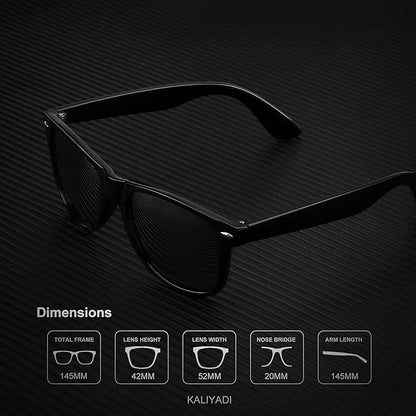 KALIYADI Polarized Sunglasses for Men and Women Matte Finish Sun glasses Color Mirror Lens UV Blocking (3 Pack)