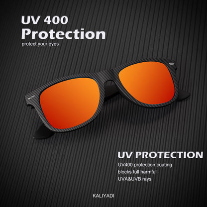 KALIYADI Polarized Sunglasses for Men and Women Matte Finish Sun glasses Color Mirror Lens UV Blocking (3 Pack)