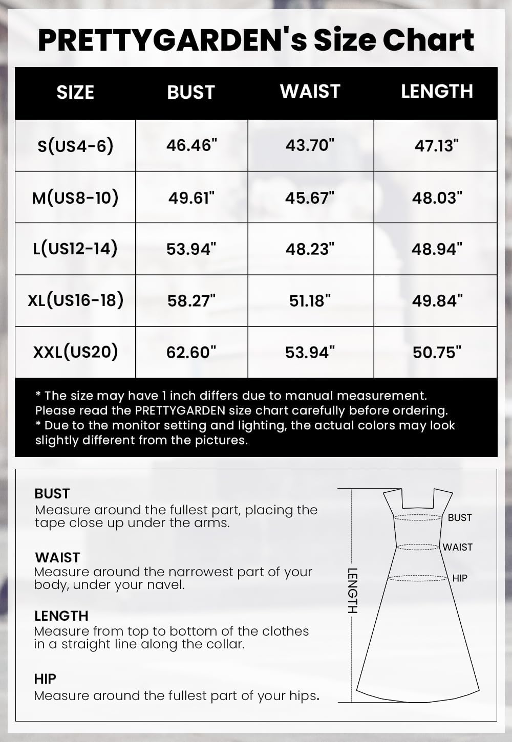 PRETTYGARDEN Women's 2024 Summer Midi Dress Casual Sleeveless Smocked Ruffle Tulle Flowy Party Wedding Guest Sundress
