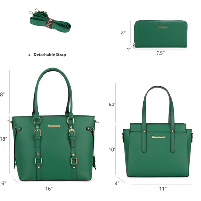 Montana West 3PCS Purses and Handbags for Women Tote Purse and Wallet Set Shoulder Satchel Bag for Women