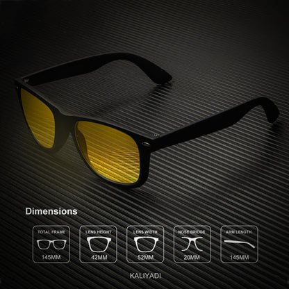 KALIYADI Polarized Sunglasses for Men and Women Matte Finish Sun glasses Color Mirror Lens UV Blocking (3 Pack)