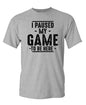 I Paused My Game to Be Here Graphic Tees Men Gaming Gamer Novelty Funny T Shirt
